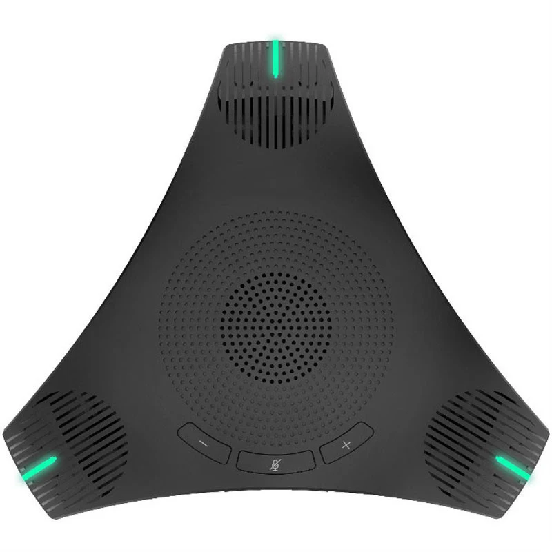 

USB Conference Microphone Omnidirectional Condenser Intelligent DSP Noise Reduction Plug-And-Play for Video Meeting, Interview