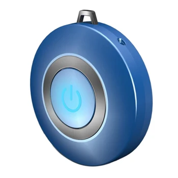 

2 Pcs USB Portable Wearable Air Purifier, Personal Air Necklace Negative Ion Air Freshener No Radiation Low Noise