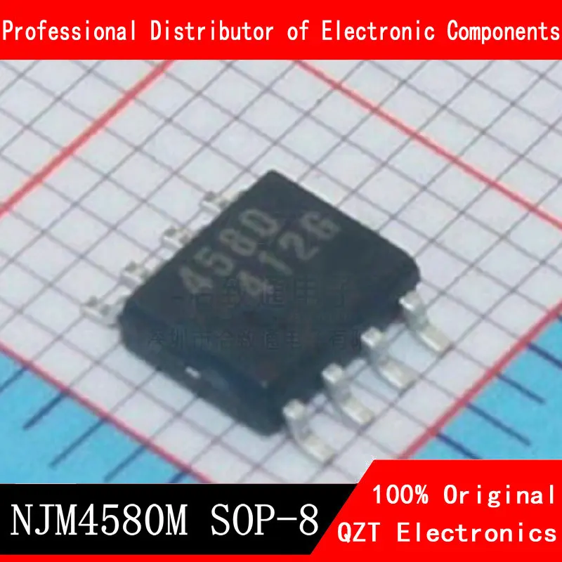 10PCS/LOT NJM4580M SOP8 NJM4580 JRC4580 SOP 4580M SMD SOP8 new and original IC Chipset 10piece 100% new si8621 si8621ec b is si8621ec sop8 chipset