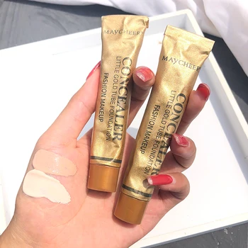 

2 Colours Professional Face Liquid Concealer Contour Full Coverage Oil Control Concealer Dark Eye Circle Base Foundation Make Up