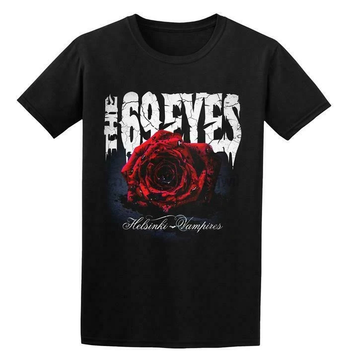 Футболка The 69 Eyes Rock Band the best of Helsinki Vampires Rose |