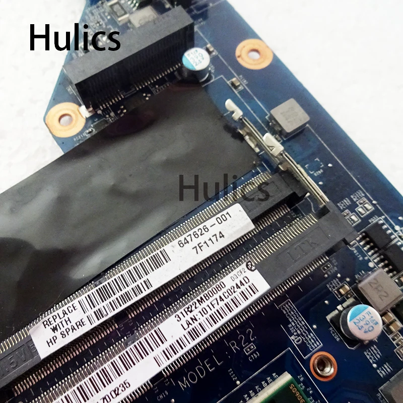 Hulics оригинальная материнская плата 647626-001 для hp для Pavilion G6 G4 G7 DA0R22MB6D1