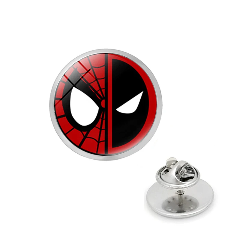 hot Avengers Brooch Pins Thor Flash Captain America Superman Deadpool Doctor Who Black Panther Thanos Mask Pin Men Coat Jewelry | Украшения