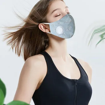

Adult Woman Floral Breathable Facial Mask Mouth Mask Outdoor Washable Face Shield Cloth Face Mask Reusable mondmasker