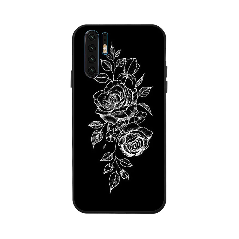 Ojeleye чехол для huawei Y7 чехол модная черная Обложка для телефона из силикона и ТПУ для huawei P30 P20 Lite Y5 Y6 Y7 Y9 чехлы на сиденья