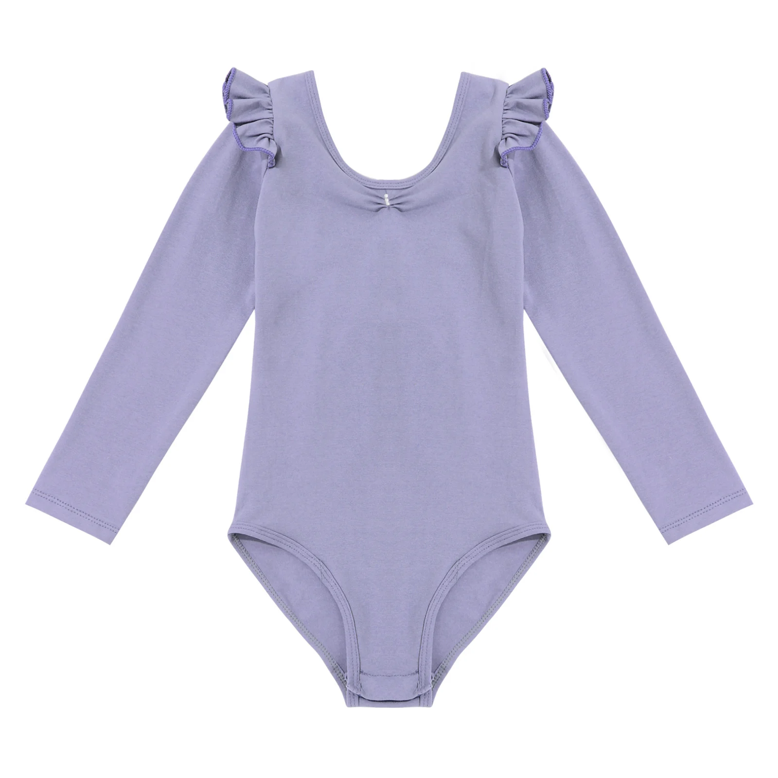 Children Girls Gymnastics Leotards Dancewear Ballerina Dance Clothing Long Sleeve Leotards Bodysuits Kids Ballet Dance Jumpsuit