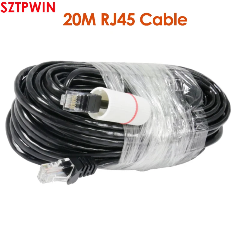 50M 20M Ethernet Cable RJ45 Cat5 Lan Cable UTP RJ45 Cable de red para NVRDVRSwitcher router TV Cat6 Compatible con Cable de parche