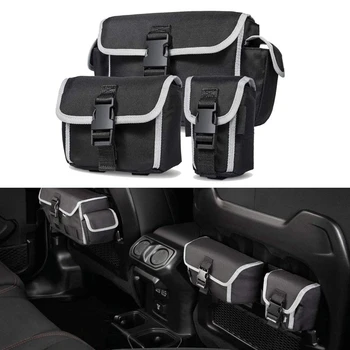 

Storage Bag Pocket Organizers for Jeep Wrangler 2018 2019 Multi-Pockets Cargo Bag Tool Kits Rear Seat Storage Car Accessories