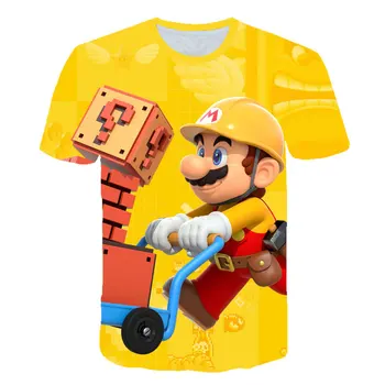 

Latest Harajuku Classic Games Super Mario Kid t shirt Men/Women Super Smash Bros 3D print T-shirt Hip Hop tshirt Streetwear Tops