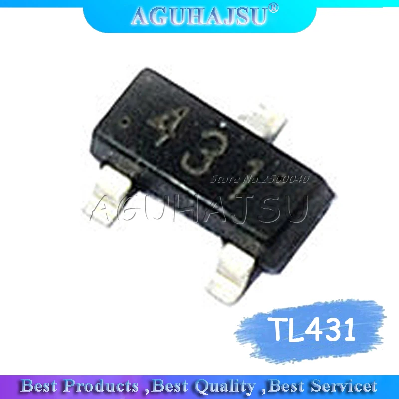 50 шт. TL431 SOT TL431A SOT-23 431 SMD новый регулятор напряжения IC | Электронные компоненты и