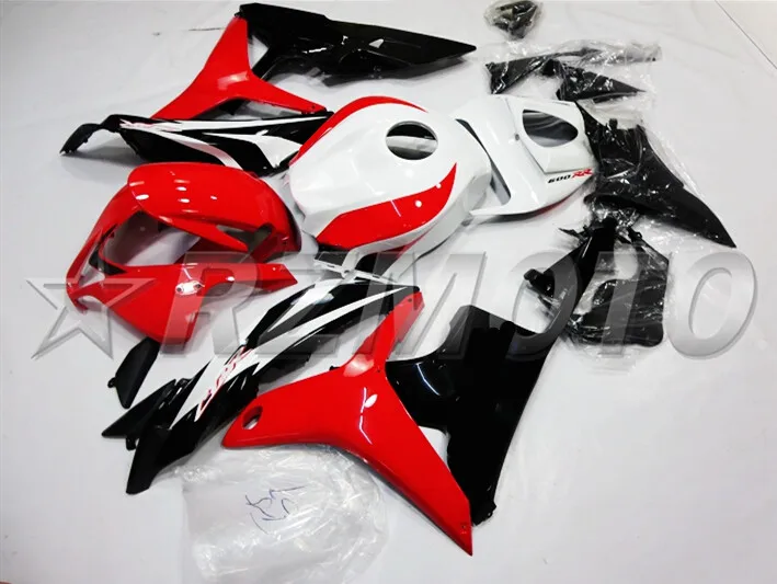 

Injection Mold New ABS bike Full Fairing Kit Fit For Honda CBR600RR 600 07 08 F5 2007 2008 Fairings set red black white FR