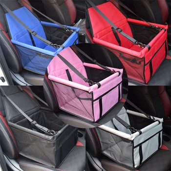 

Breathable Outdoor Travel Pet Backpack Pet Car Carrier Seat Bag Waterproof Basket Safety Travelling Mesh Hanging Bags Dogs Seat