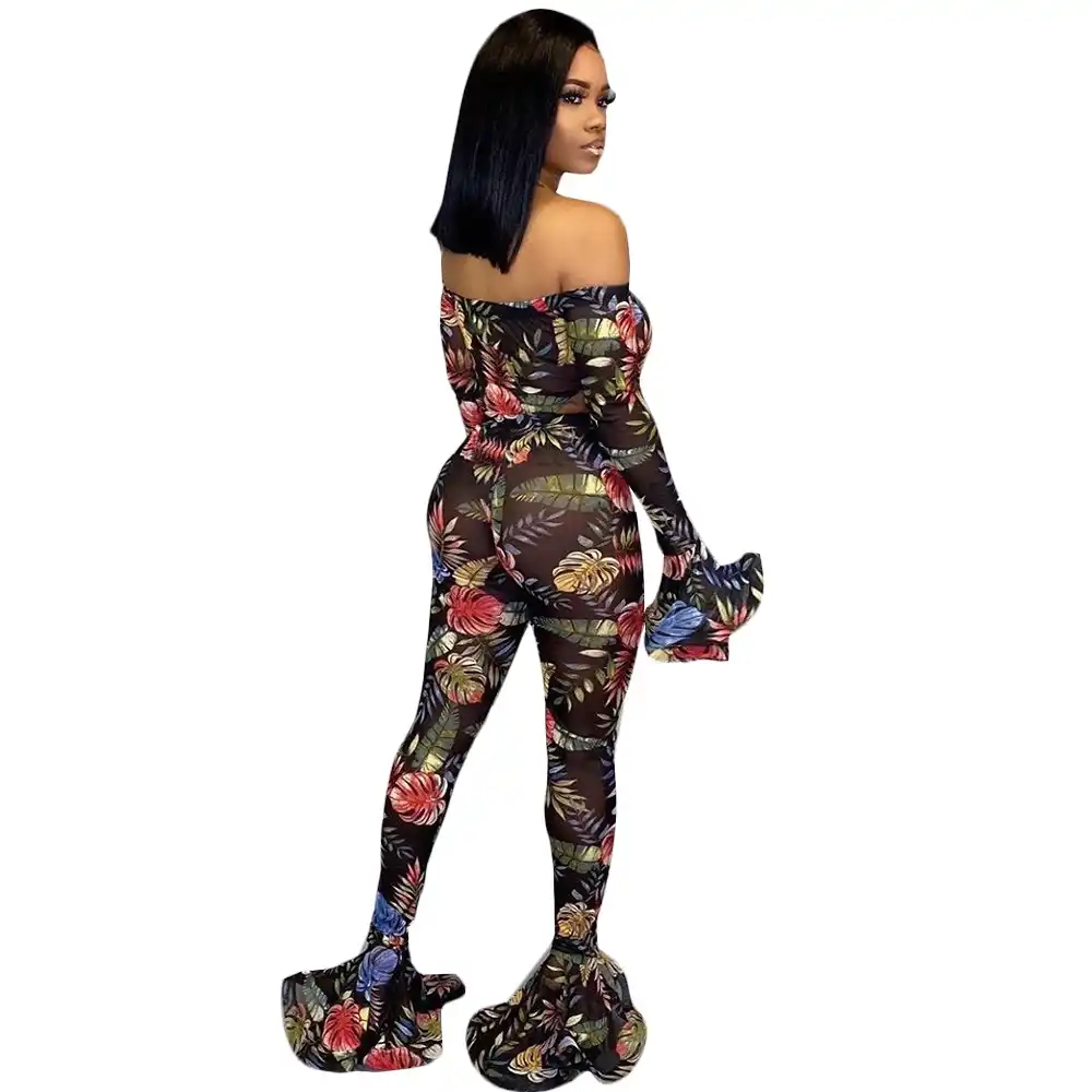 warehouse slash neck jumpsuit