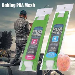 PVA Mesh 5M 25mm 37mm Carp Fishing Feeder Trap Bait Bag Nets Soluble In Water To The Nest Fishing Accessories Tools For Outdoor