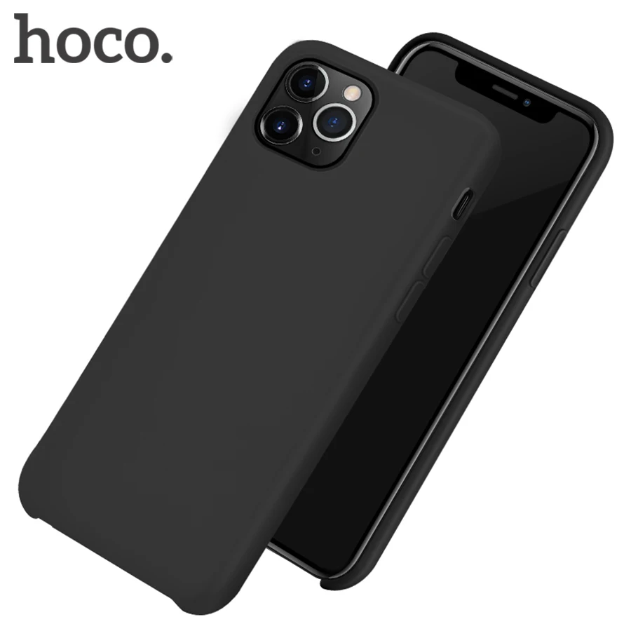 HOCO Real Silicone Protective Case for iPhone 11 Mobile Phone Back Case Soft Silicone Protection Cover For iPhone 11 Pro MAX HOCO Real Silicone Protective Case for iPhone 11 Mobile Phone Back Case Soft Silicone Protection Cover For iPhone 11 Pro MAX
