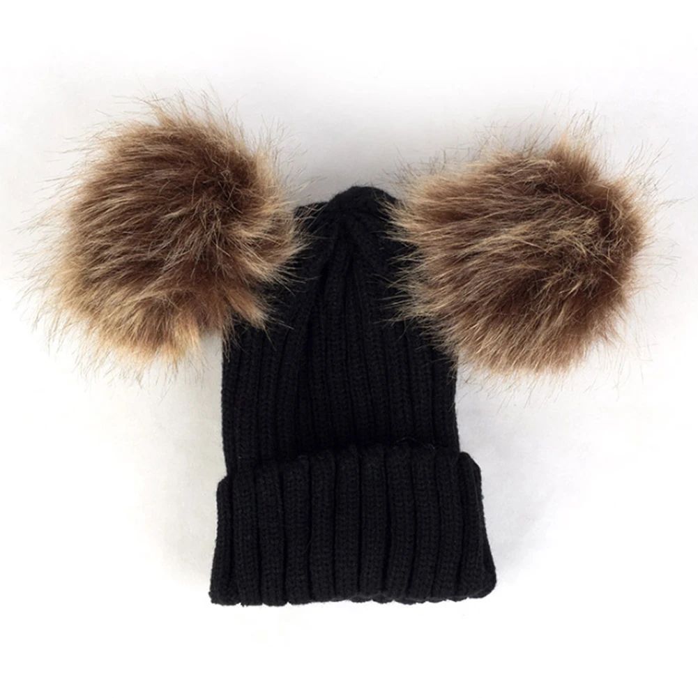 Toddler Cute Kids Girl Boy Baby Infant Winter Warm Crochet Knit Hat Beanie Cap