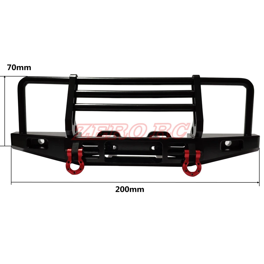 CNC 1/10 ALLOY FRONT BUMPER BULL BAR FOR TRAXXAS TRX-4 AXIAL SCX10 JEEP WRANGLER 90046 90047 90060 RGT | Игрушки и хобби