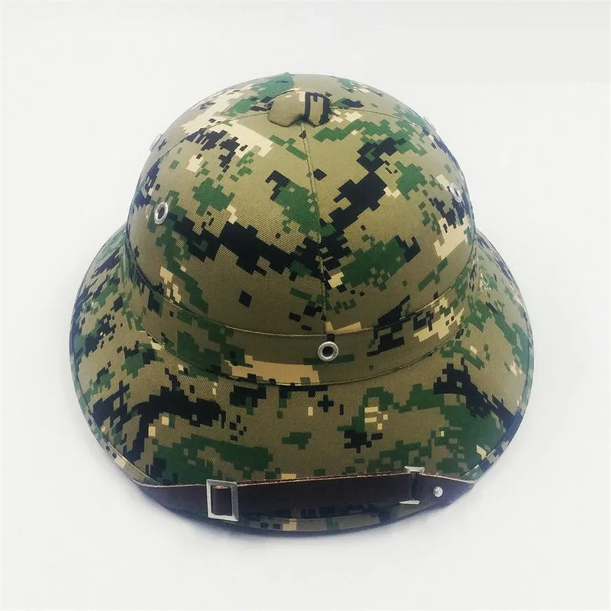 Online Vietnam Helm Grün Armee Kappe Soldaten Sonnenblende Caps für Cosplay Leistung