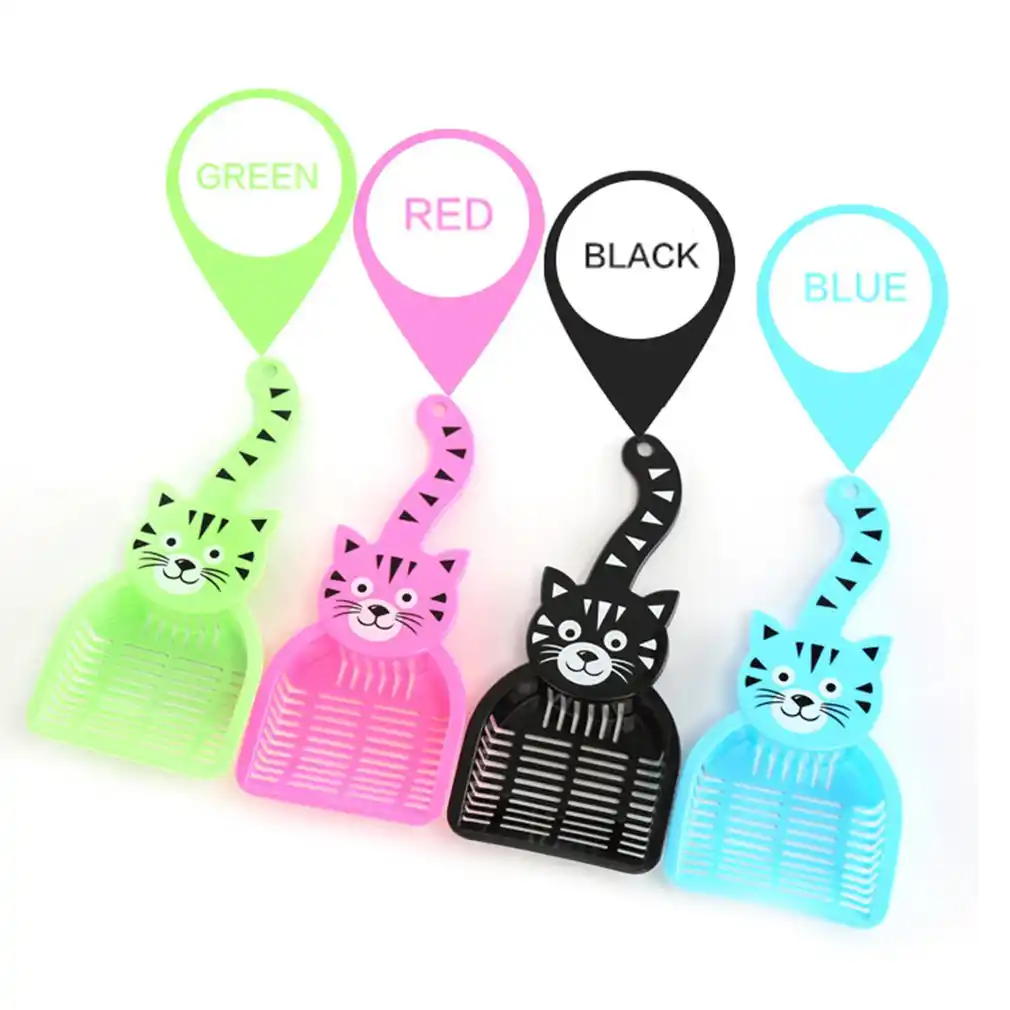 plastic cat litter scoop pet kitty litter scoop durable grip