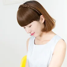 LUPU парик женский имитация челок волосы обручи косы Qi челка парик кусок невидимые бесследные поддельные струящиеся морские реалистичные волосы шторы