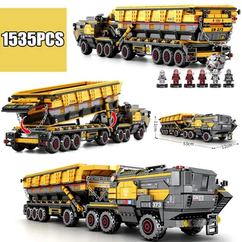 

Wandering Earth CN373 Bucket Carrier vehicle Scoop truck fit Military Technic SWAT city Building Block Bricks toys