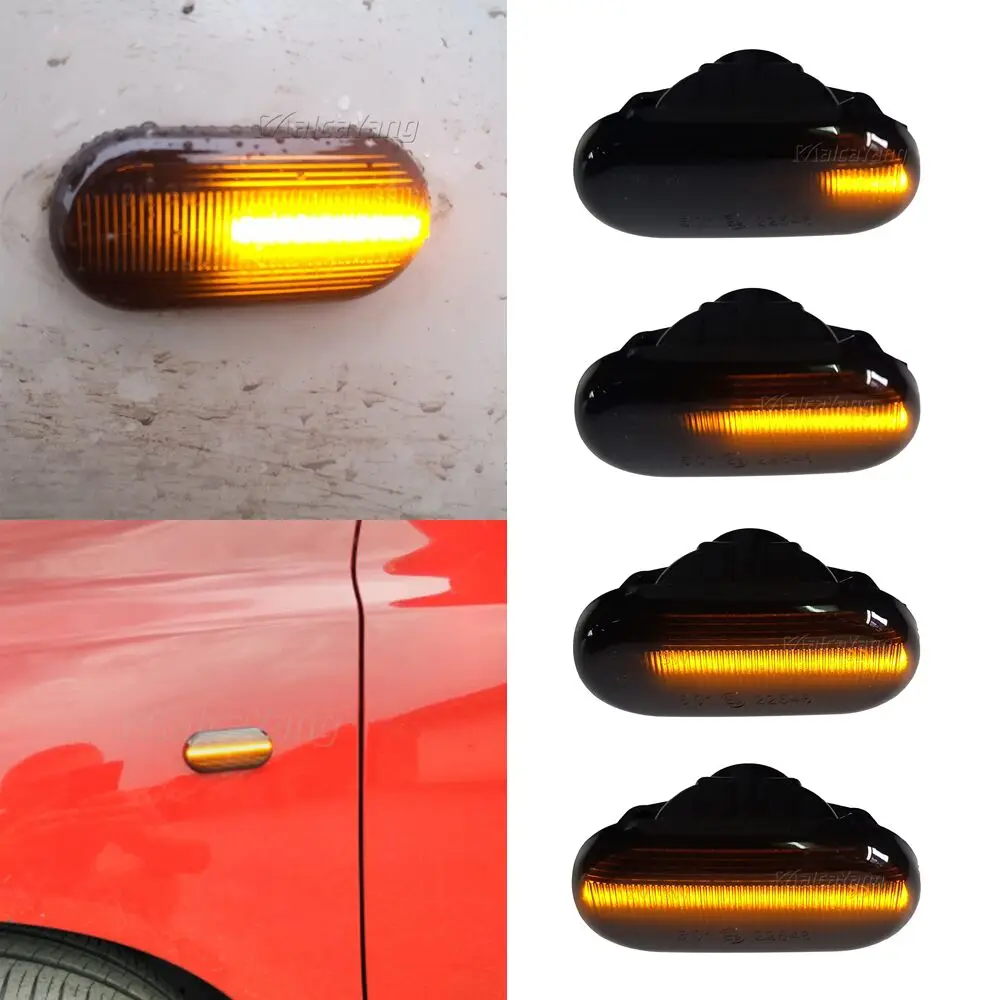 Sequential Flashing LED Turn Signal Side Marker Light For Nissan Xterra Versa Livina Qashqai J10 Armada Pathfinder R51 NP300. 