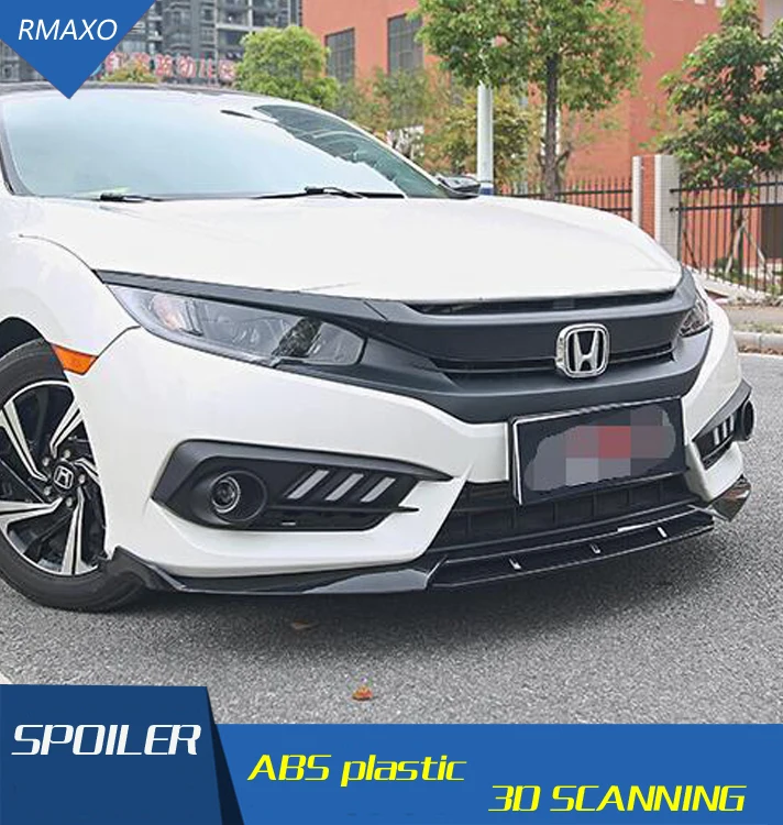 Для Honda Civic Body kit спойлер 2015-2018 для 4C ABS задний передний бампер диффузор защитные