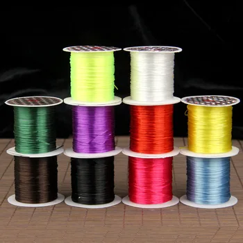 

10M Colorful Transparent Crystal Stretch Wire Jade Rope Handmade Diy Accessories String Bead Bracelet Wirejewelry Making