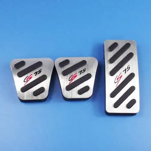 MT 3pcs Silver Автомобильный акселератор педаль акселератора педаль тормоза для Changan CS75 2012 2013 - Название цвета: MT 3pcs Silver