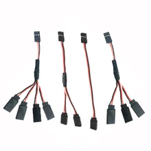 Câble d'extension Servo pour Futaba JR mâle à femelle, modèle RC, 15/30/50 cm, de 1-1, 1-2, 1-3 ou 1-4, 1 pièce,