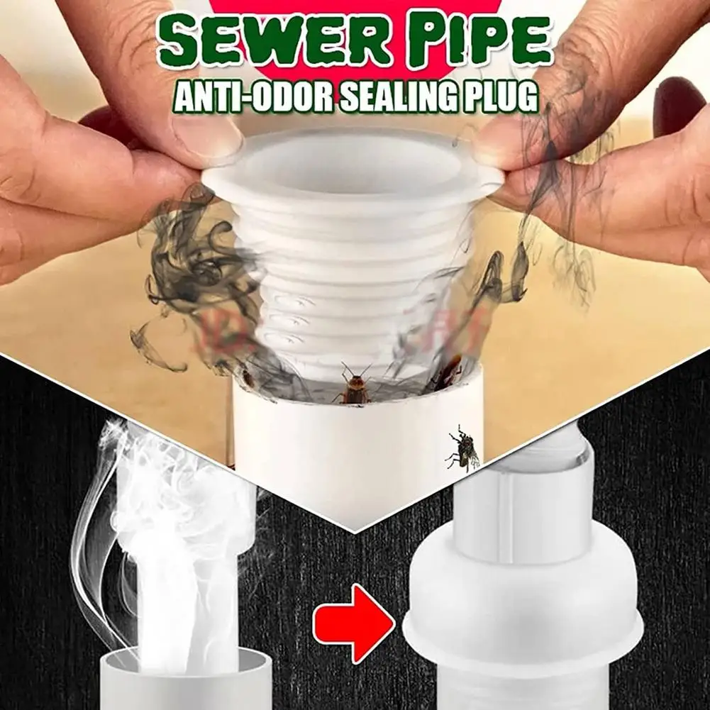 Sewer Pipe Anti-odor Sealing Plug Anti-aging Silicon Material Alkali Resistance Corrosion Kitchen Floor Drain Core | Обустройство
