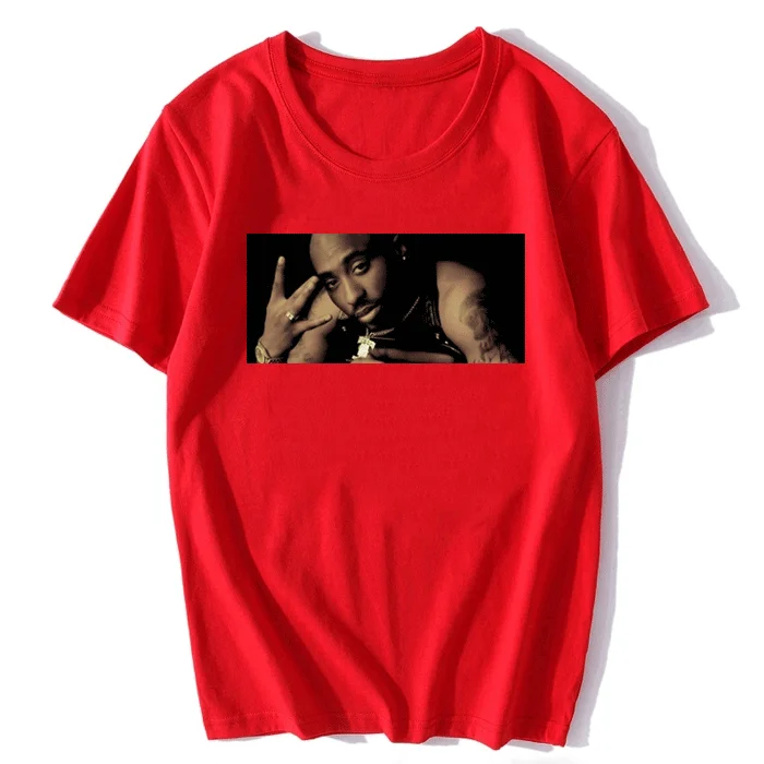 Белая Тупак Shakur футболка для мужчин Повседневная Уличная Мужская мода футболки