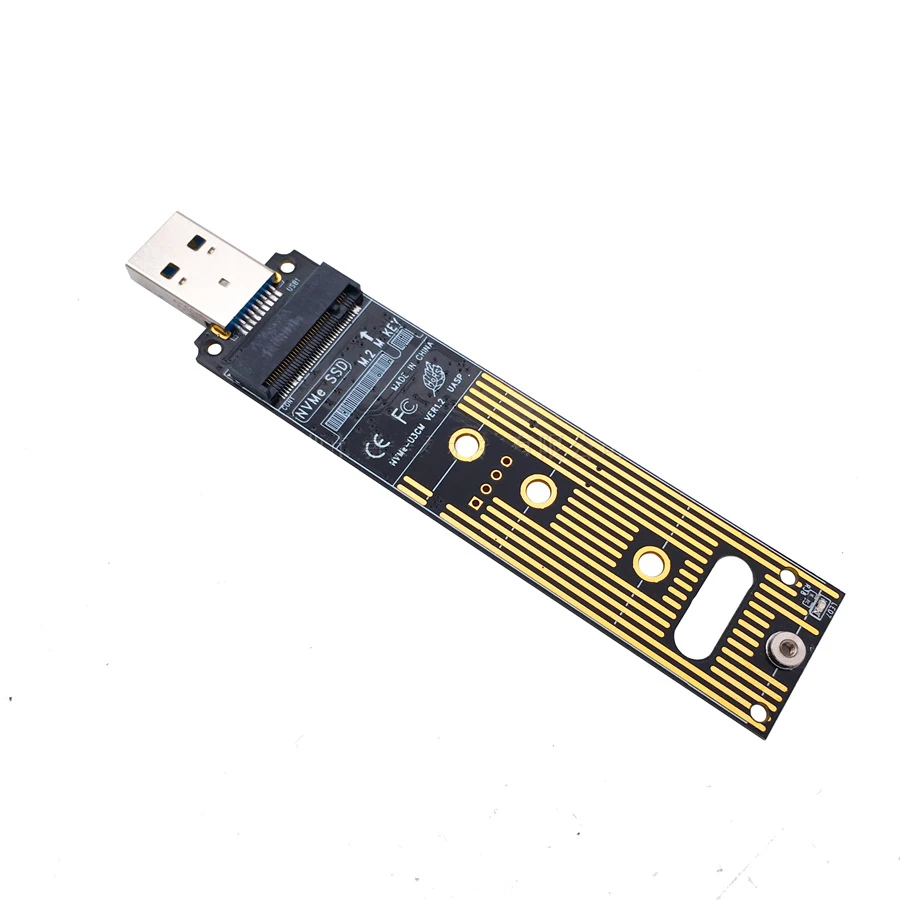 M.2 NVME SSD to USB 3.1 Adapter PCI-E to USB-A 3.0 Internal Converter Card 10Gbps USB3.1 Gen 2 for Samsung 970 960/For Intel NEW 3.5 inch hdd enclosure