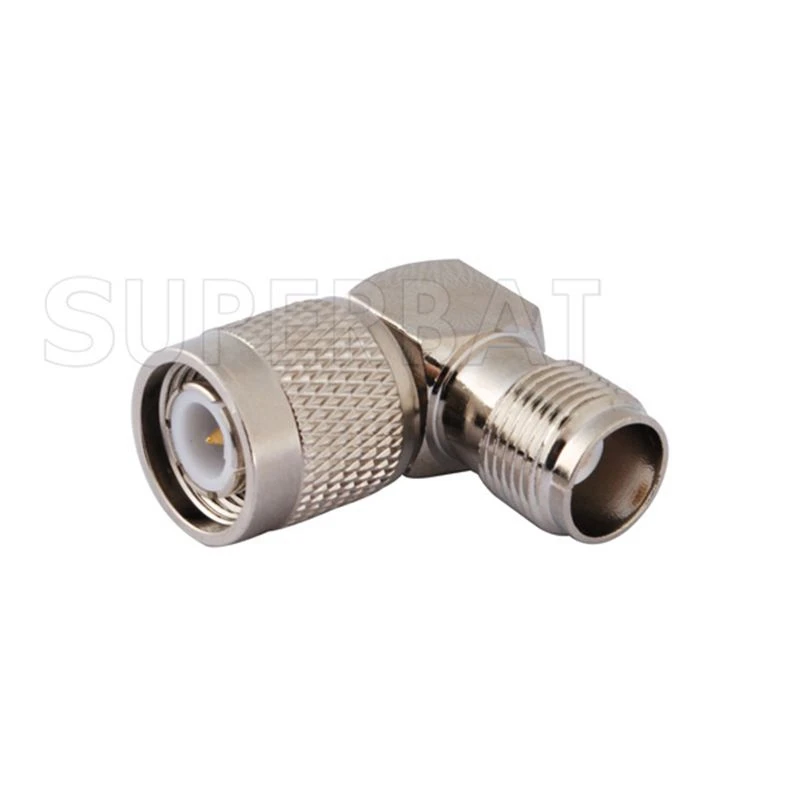 TNC Male to Female Right Angle RF Coaxial Connector Adapter