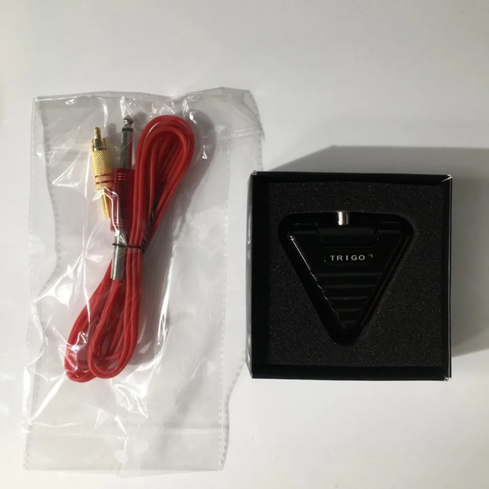 Горячие Профессиональные треугольные плоские татуировки педаль RCA Интерфейс ножной переключатель с кабелем тату оборудование аксессуары