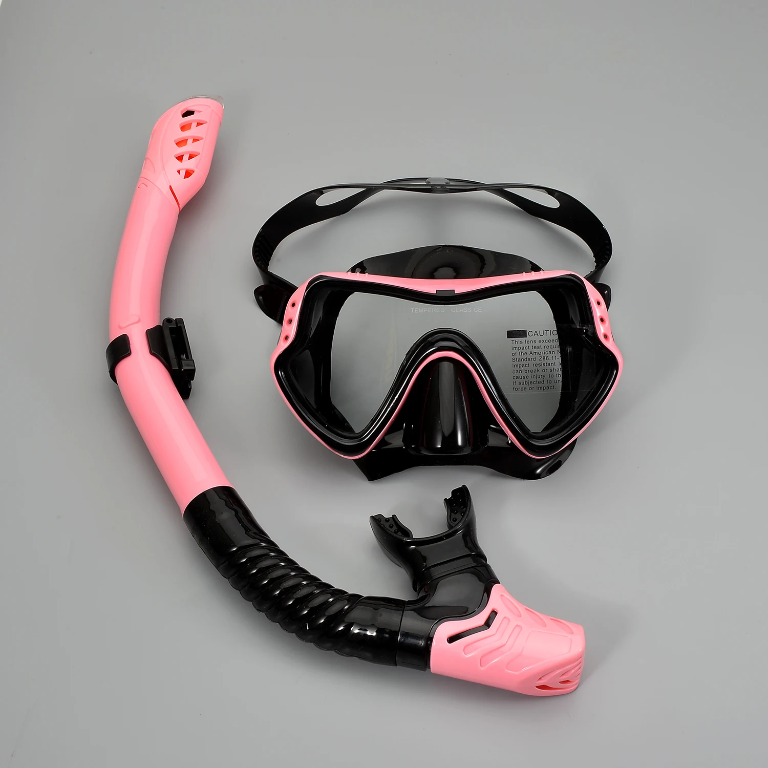Professional swimming waterproof soft silicone glasses swimming glasses Full dry breathing tube diving mask