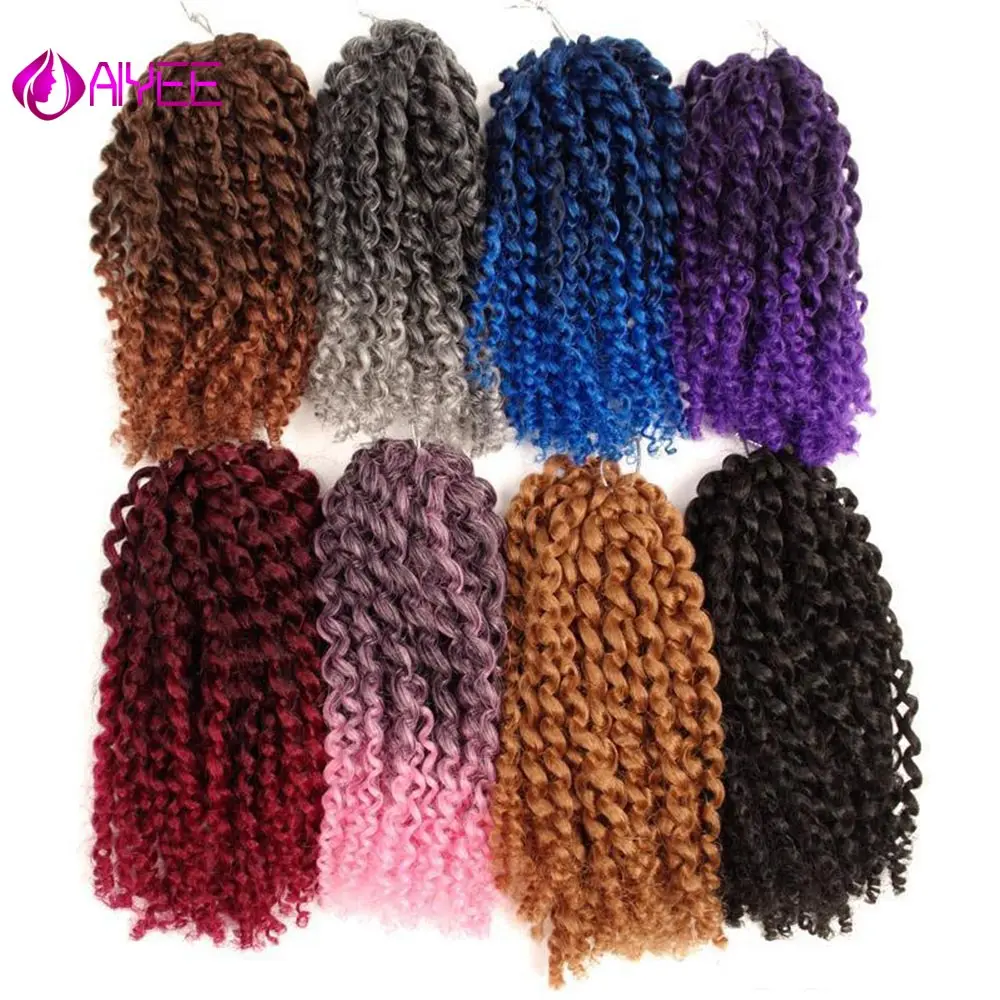 

AIYEE18Ombre Crochet Braids Braiding Hair Afro Natural For Braids Extensions Soft Synthetic Crochet Braids Hair