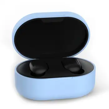 

Silicone Protective Cover Bluetooth Headphones Case Box Wireless Headphone Charging Box For Xiaomi Airdots For Redmi Airdots