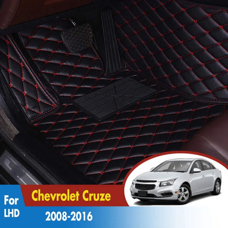 Автомобильные коврики для Chevrolet Cruze 2016 2015 2014 2013 2012 2011 2010 2009 2008 кожаные тире