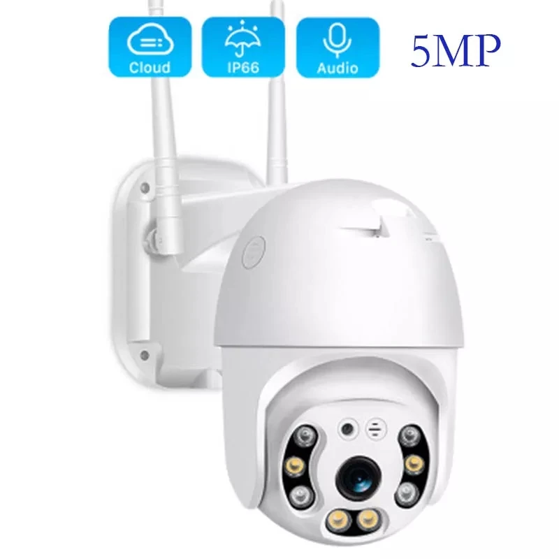 

Wifi IP Camera 5MP 3MP HD Speed Dome Outdoor Audio IR Night VIsion Wireless Camera AI Human Detection 1080P PTZ Security Camera