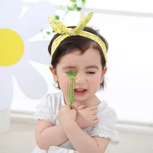 Детский головной убор с кроличьими ушками из мультфильма; детская эластичная лента; алиэкспресс Европа и Америка; стиль; детская лента для волос