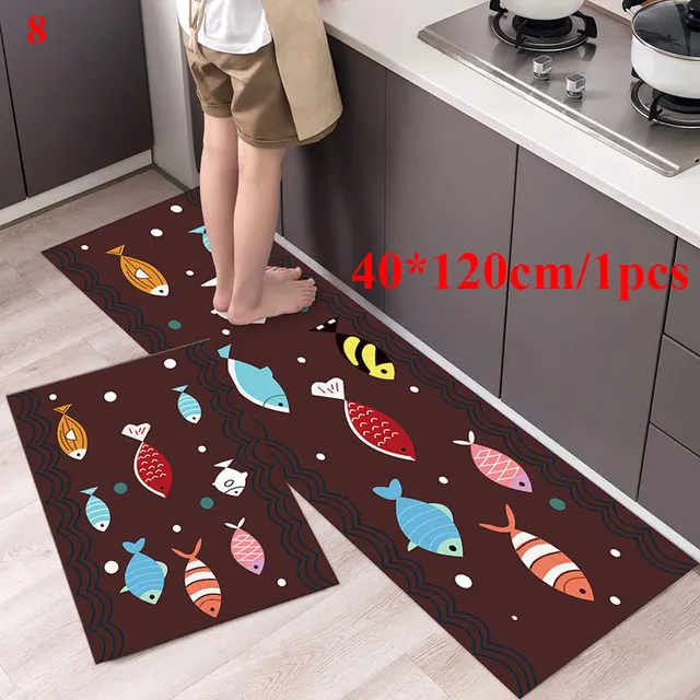 Modern Home Kitchen Mat Anti-slip Soft Rug Bath Long Strip Absorption Doormat Entrance Balcony Hotel Living Room Carpet 8