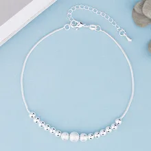 Европа и Америка Лидер продаж, аксессуары ноги украшения один слой цепи браслет на ногу из бисера тупой польский браслет на ногу из бисера