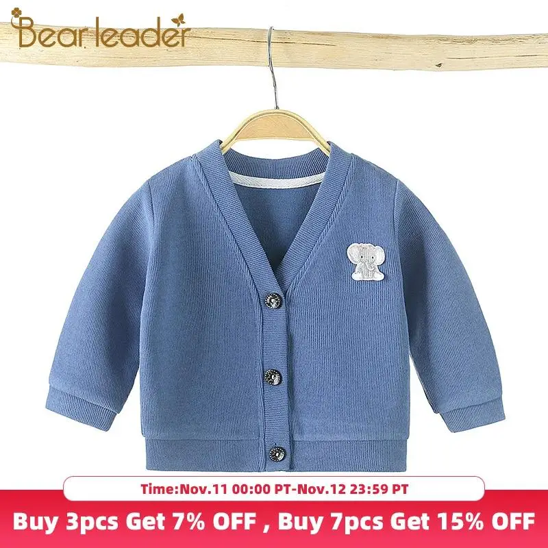 

Bear Leader Kids Girls Autumn Cartoon Knitted Sweaters 2020 New Fashion Baby Boys Lovely Sweater Children Cute Costumes Suits
