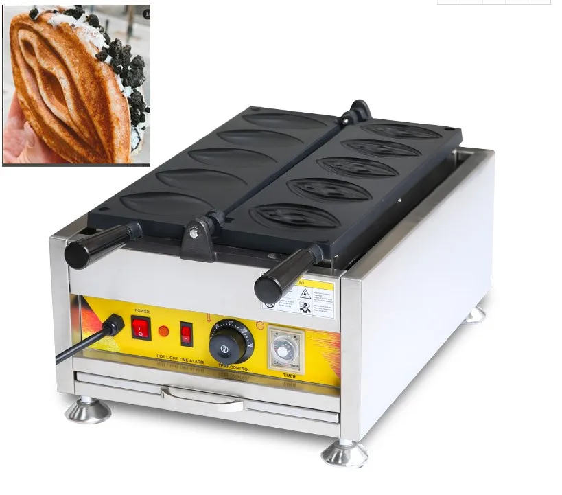 Waffle-Maker Vagina Commercial Electric New Pussy Stainless-Steel Girl