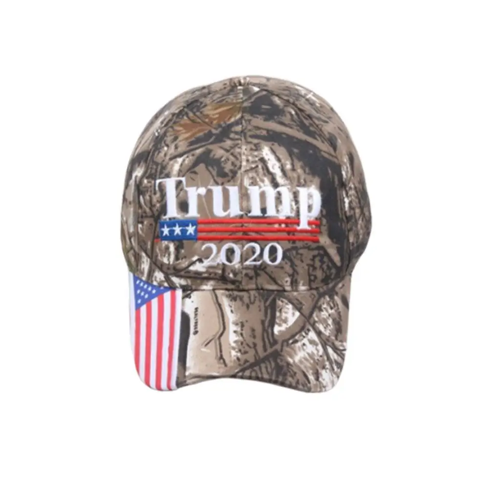 Совершенно новая бейсболка Дональд Трамп, камуфляжная бейсболка с флагом США, бейсболка для Америки