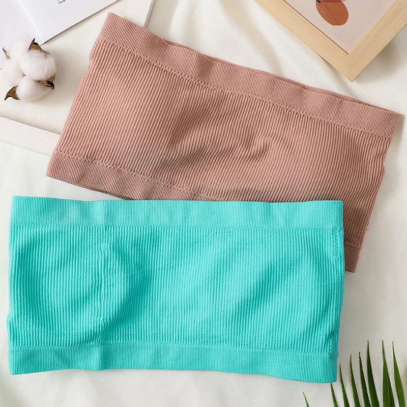 Women lingerie bra,women tube tops Women Strapless Top Seamless Bra Tube Top Invisible Bras Women's Underwear Sexy Wrap Bras Solid Color Sports Crop Bandeau