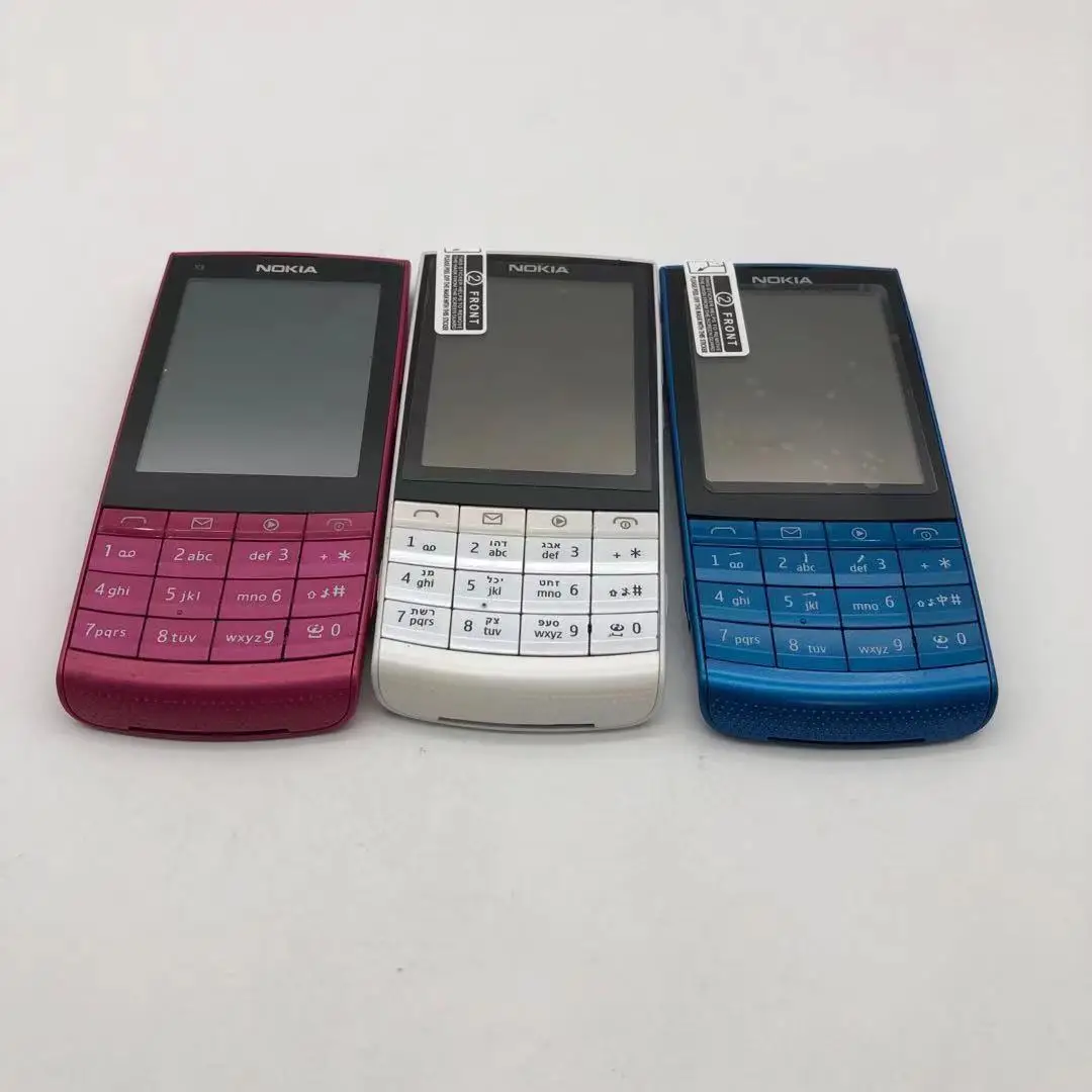 second hand iphone Nokia X3-02 refurbished Original Nokia X3-02 3G Mobile Phone 5.0MP with Russian Keyboard 5 Colors In Stock refurbished iphone x refurbished