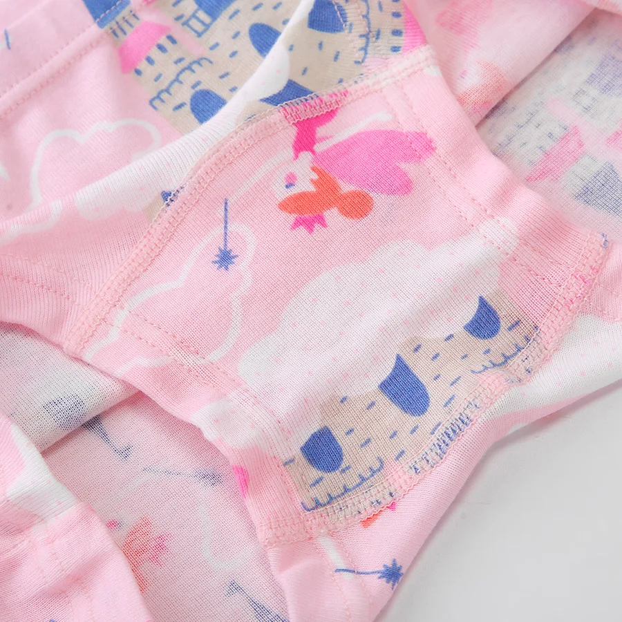 SheeCute 3Pc/Lot Baby Girls Underwear ComfortSoft Waistband Boxer Briefs Cotton Panties