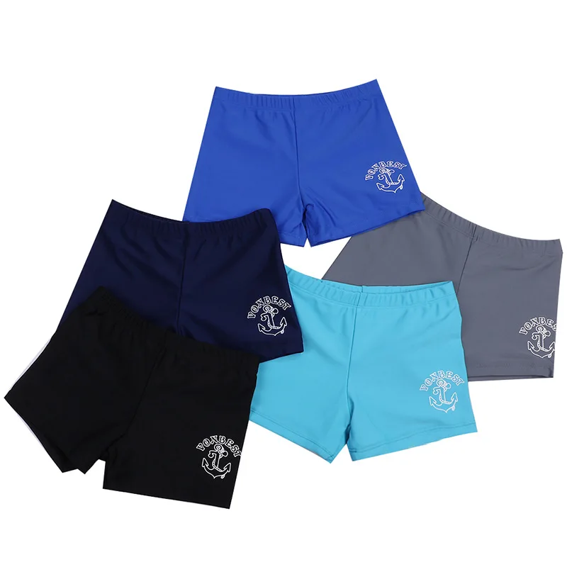 

2019 New Style CHILDREN'S Swimming Trunks BOY'S Boxer Swimming Trunks Swimming Suit Boy Young STUDENT'S Swimwear Pants Big Boy